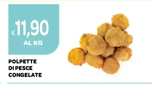 Polpette di pesce congelate