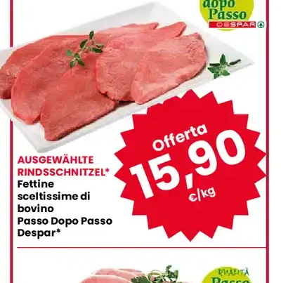 Fettine sceltissime di bovino