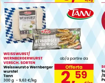 Weisswurst o Nürnberger wurstel