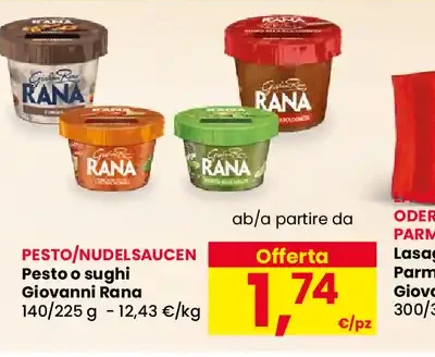 Pesto o sughi Giovanni Rana
