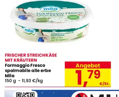 Formaggio fresco spalmabile alle erbe