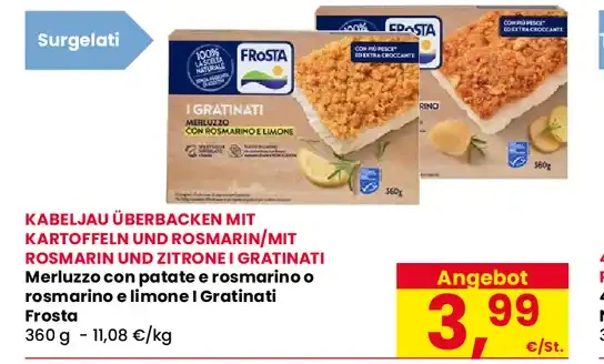 Merluzzo con patate e rosmarino