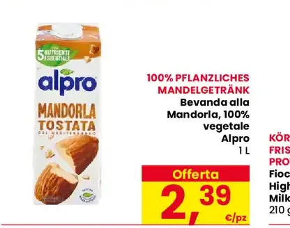Bevanda alla mandorla