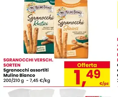 Sgranocchi assortiti