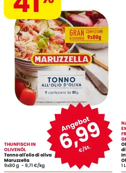 Tonno all'olio di oliva Maruzzella