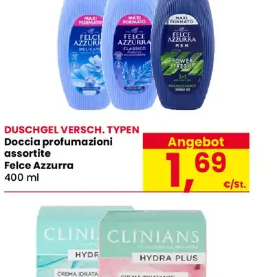 Doccia profumazioni assortite