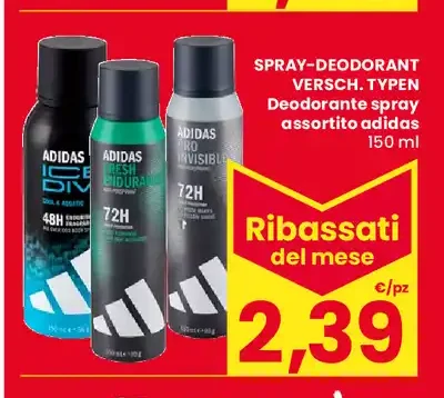 Deodorante spray assortito X me Despar