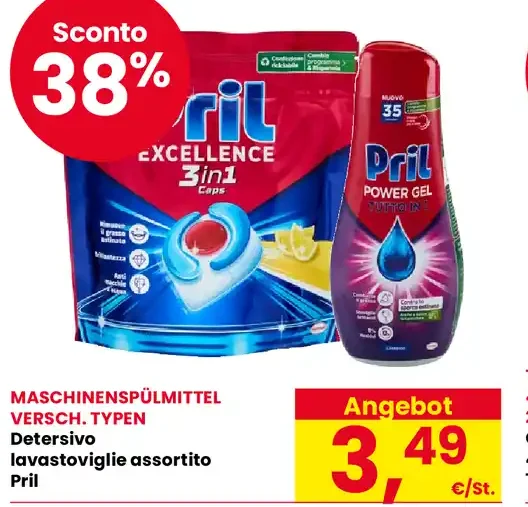 Detersivo lavastoviglie Pril