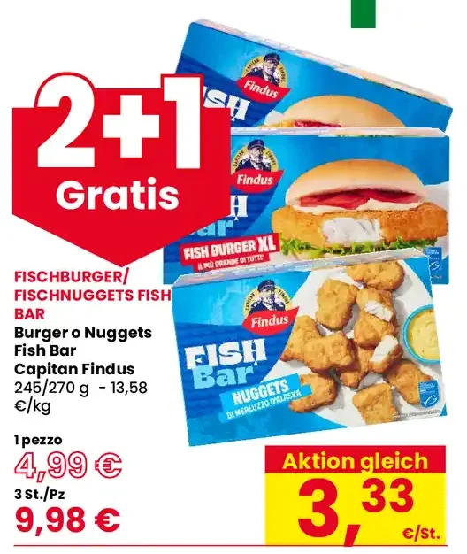 Fish Burger e Fish Nuggets Fish Bar