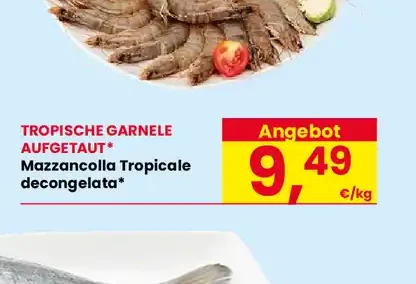Mazzancolla tropicale decongelata
