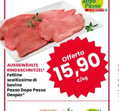 Fettine sceltissime di bovino