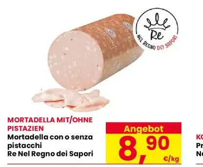 Mortadella con o senza pistacchi