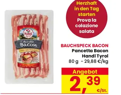 Pancetta Bacon Handl Tyrol