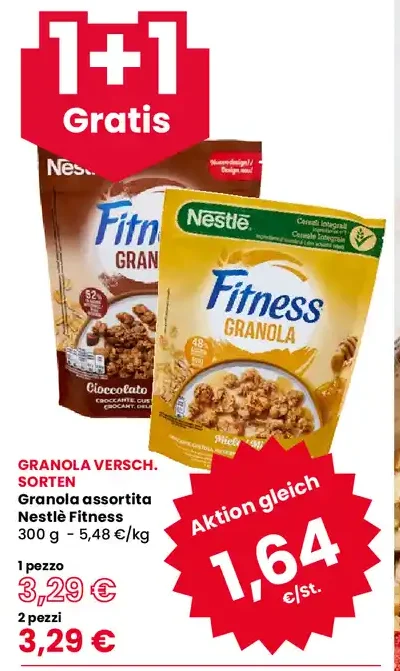 Granola assortita Nestlé Fitness