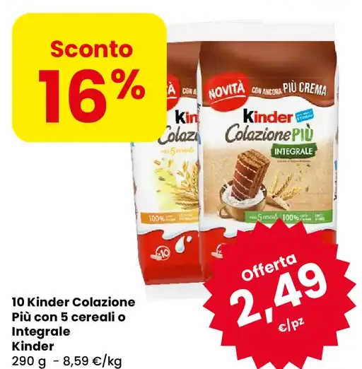 Kinder Colazione Più