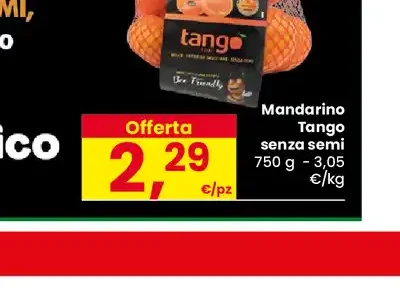 Mandarino Tango senza semi