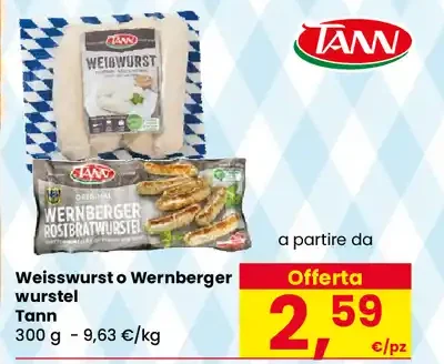 Weisswurst o Wernberger wurstel