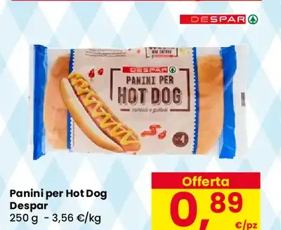 Panini per hot dog