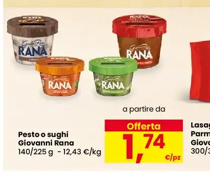 Pesto o sughi Giovanni Rana