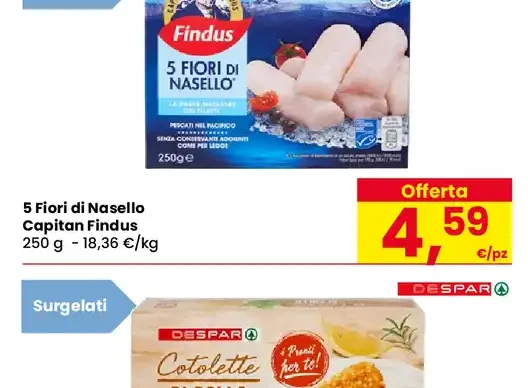 5 Fiori di Nasello Capitan Findus