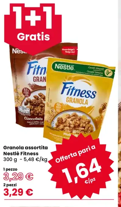 Granola assortita Nestlé Fitness