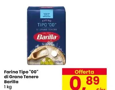 Farina tipo 00 di grano tenero