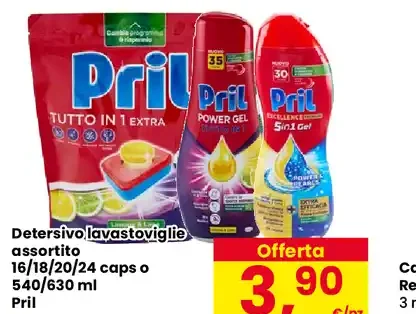 Detersivo lavastoviglie assortito