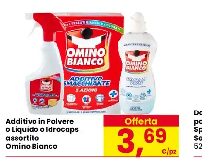 Additivo in polvere o liquido