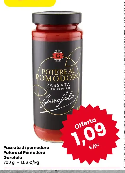 Passata di pomodoro Poterale