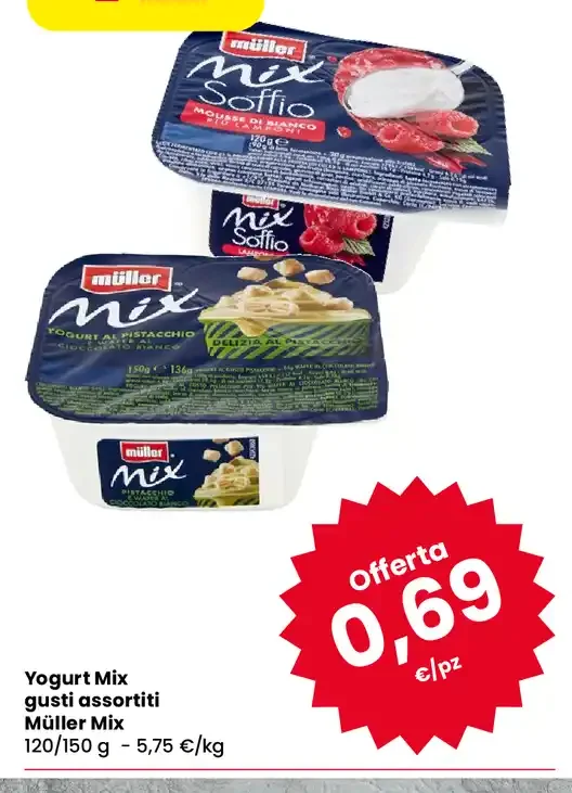 Yogurt Mix Müller Mix gusti assortiti