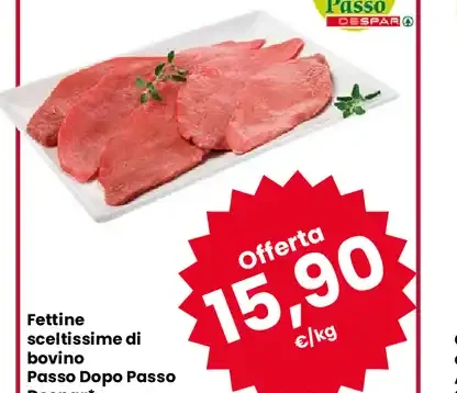 Fettine sceltissime di bovino Passo Dopo Passo Despar