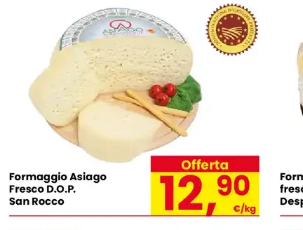 Formaggio Asiago Fresco DOP San Rocco
