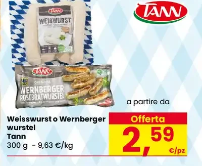 Weisswurst o Wernberger wurstel