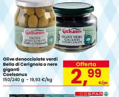 Olive denocciolate