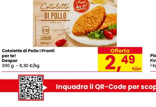 Cotolette di Pollo I Pronti per te! Despar