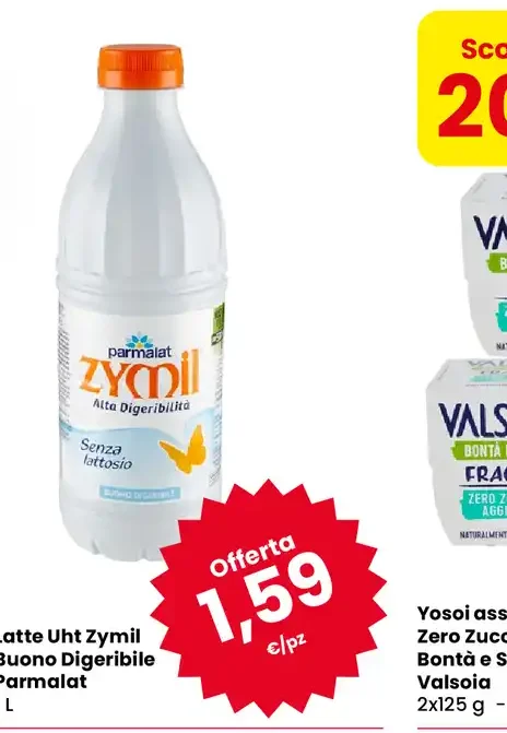 Latte UHT Zymil Buono Digeribile Parmalat