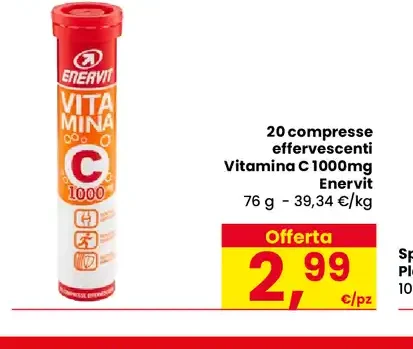 Compresse effervescenti vitamina C