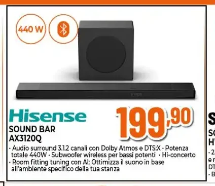 Soundbar Hisense AX3120G