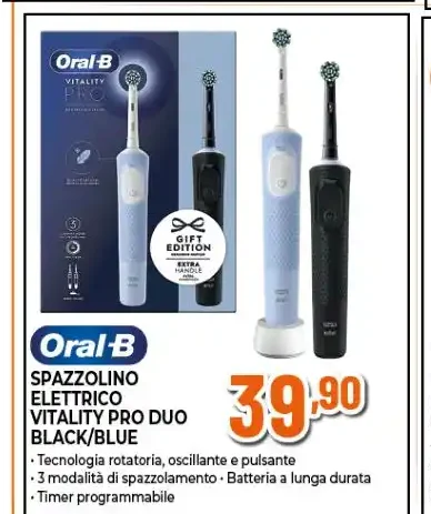 Spazzolino elettrico Vitality Pro Duo