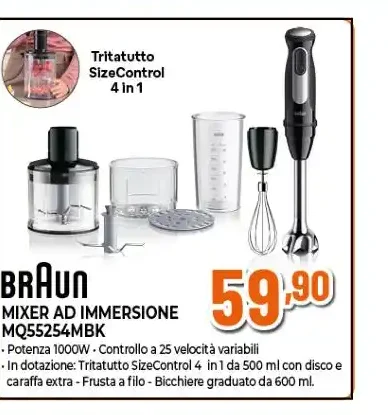 Mixer ad immersione MQ55254MBK