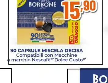 Capsule miscela Decisa compatibili Dolce Gusto