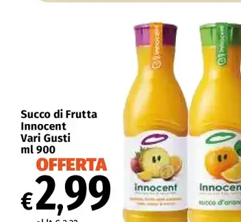 Succo di Frutta Innocent Vari Gusti
