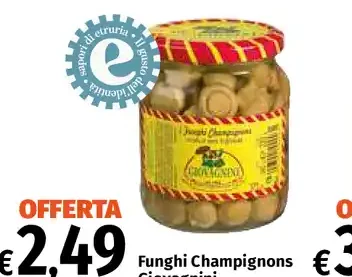 Funghi Champignons Giovannini