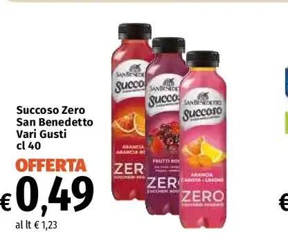 Succo zero vari gusti