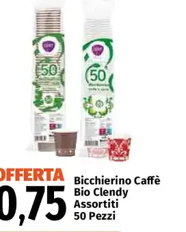 Bicchierino Caffè Bio Clendy