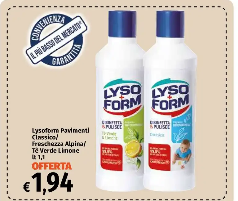 Lysoform Pavimenti
