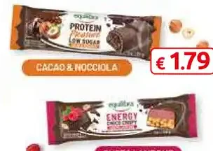 Barretta proteica cacao e nocciola