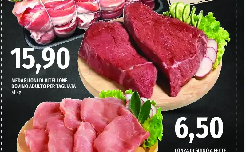 Medaglioni di vitellone bovino adulto per tagliata