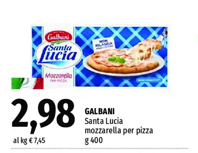 Mozzarella per pizza