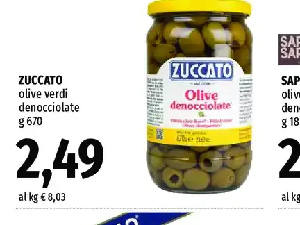 olive verdi denocciolate